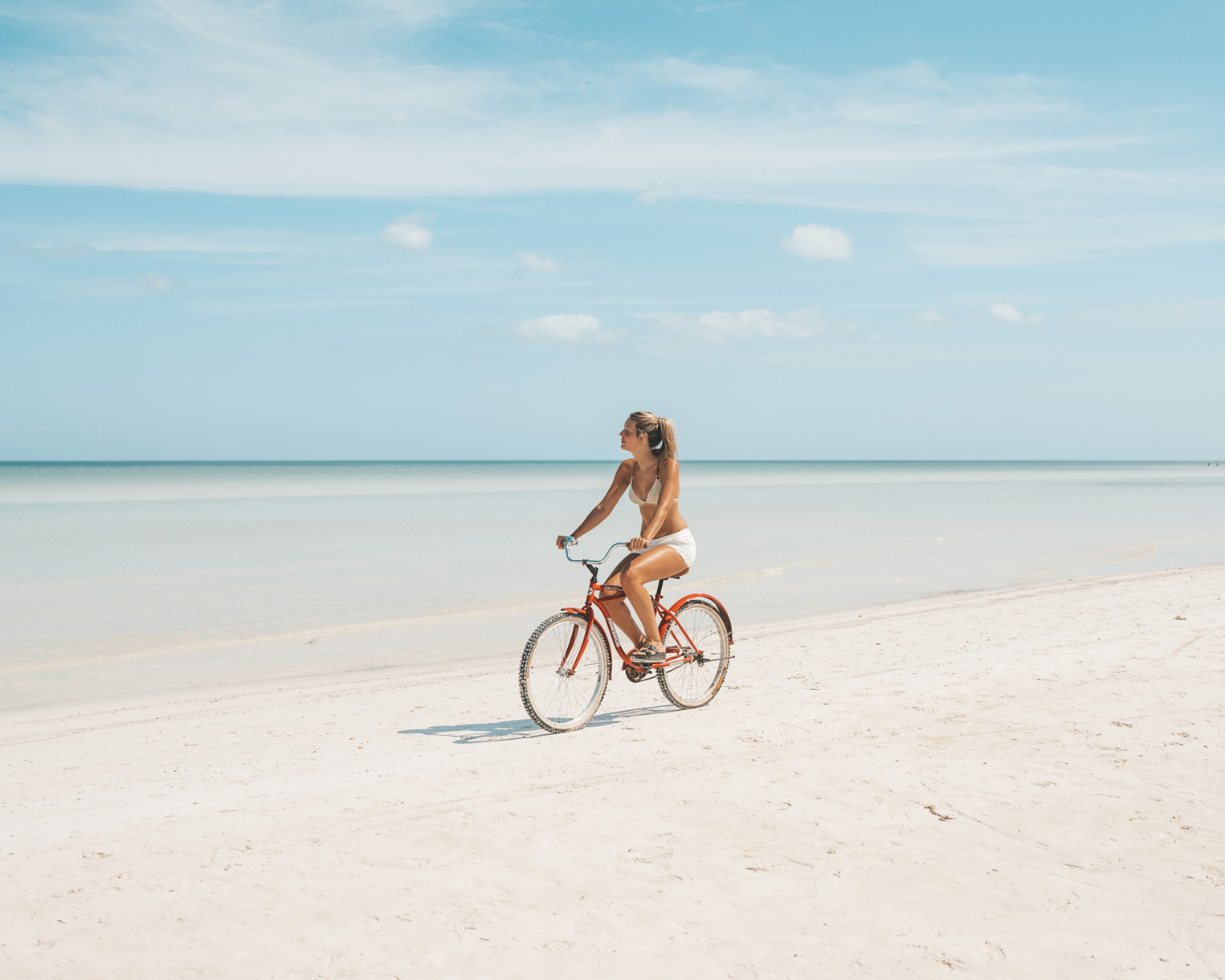 Beautiful girl at the beach